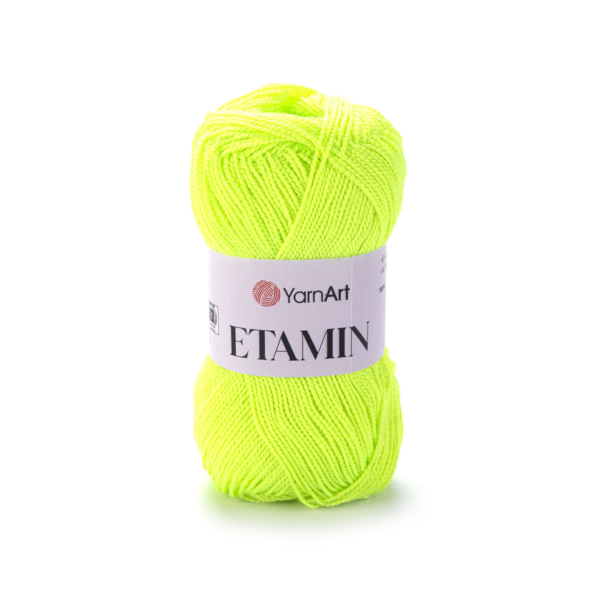 YARNART ETAMIN - EMBRIODERY AND KNITTING YARN NEON GREEN - 459