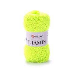 YARNART ETAMIN - EMBRIODERY AND KNITTING YARN NEON GREEN - 459