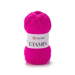 YARNART ETAMIN - EMBRIODERY AND KNITTING YARN FUCHSIA - 460