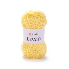 YARNART ETAMIN - EMBRIODERY AND KNITTING YARN YELLOW - 461