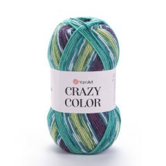 YARNART CRAZY COLOR - MULTICOLOR KNITTING YARN VARIEGATED - 178