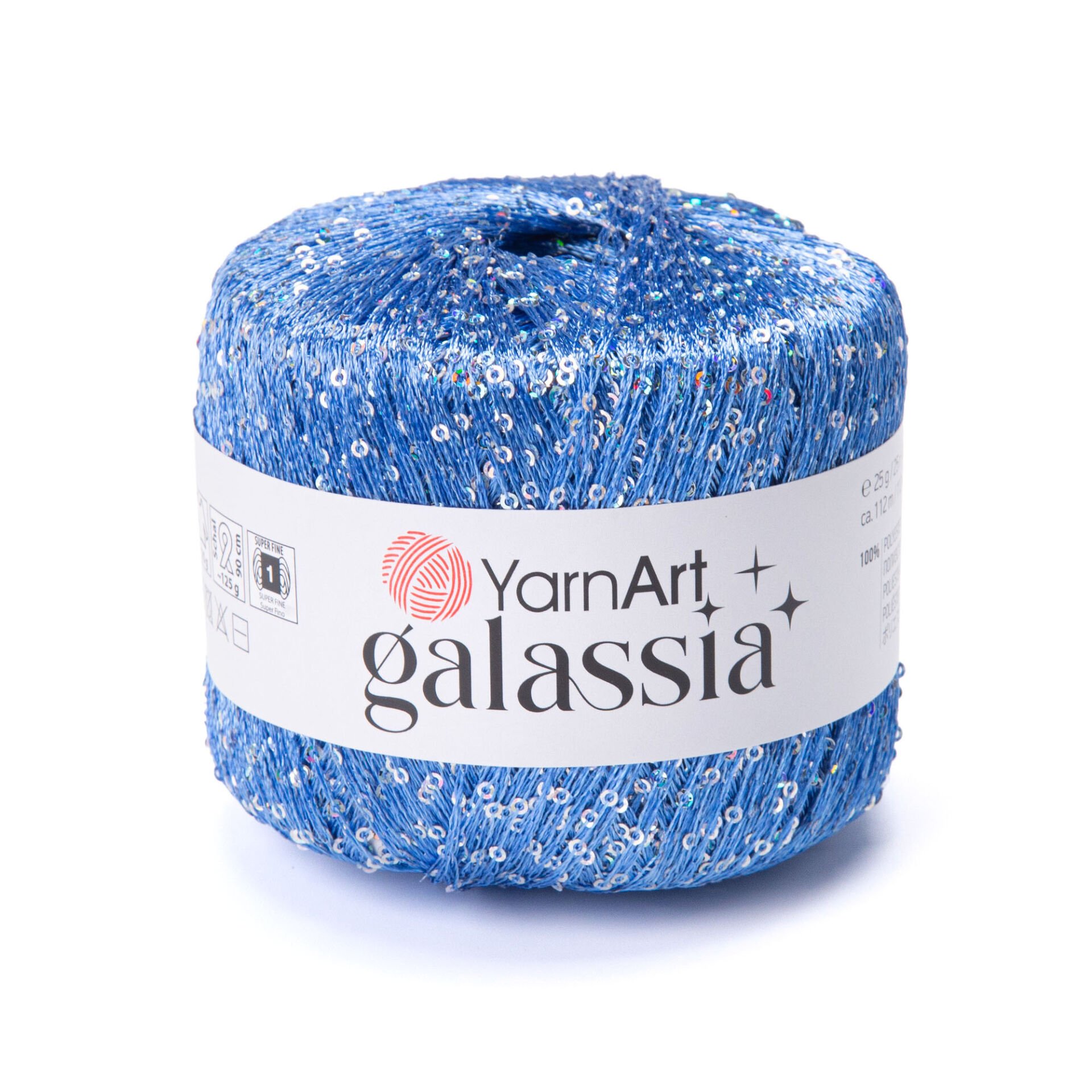 YARNART GALASSIA - KNITTING YARN BLUE - 5809