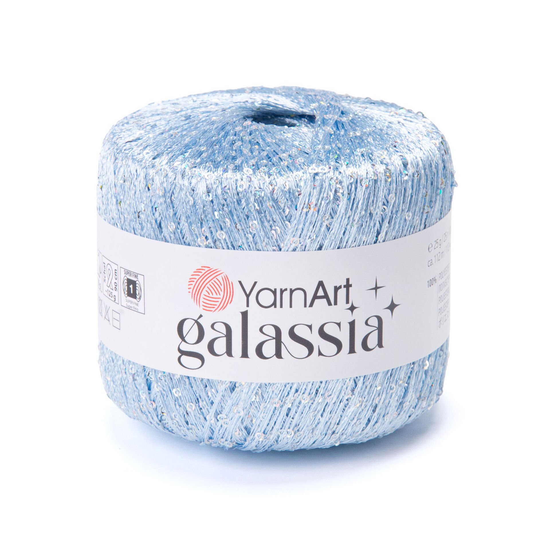 YARNART GALASSIA - KNITTING YARN BLUE - 5810