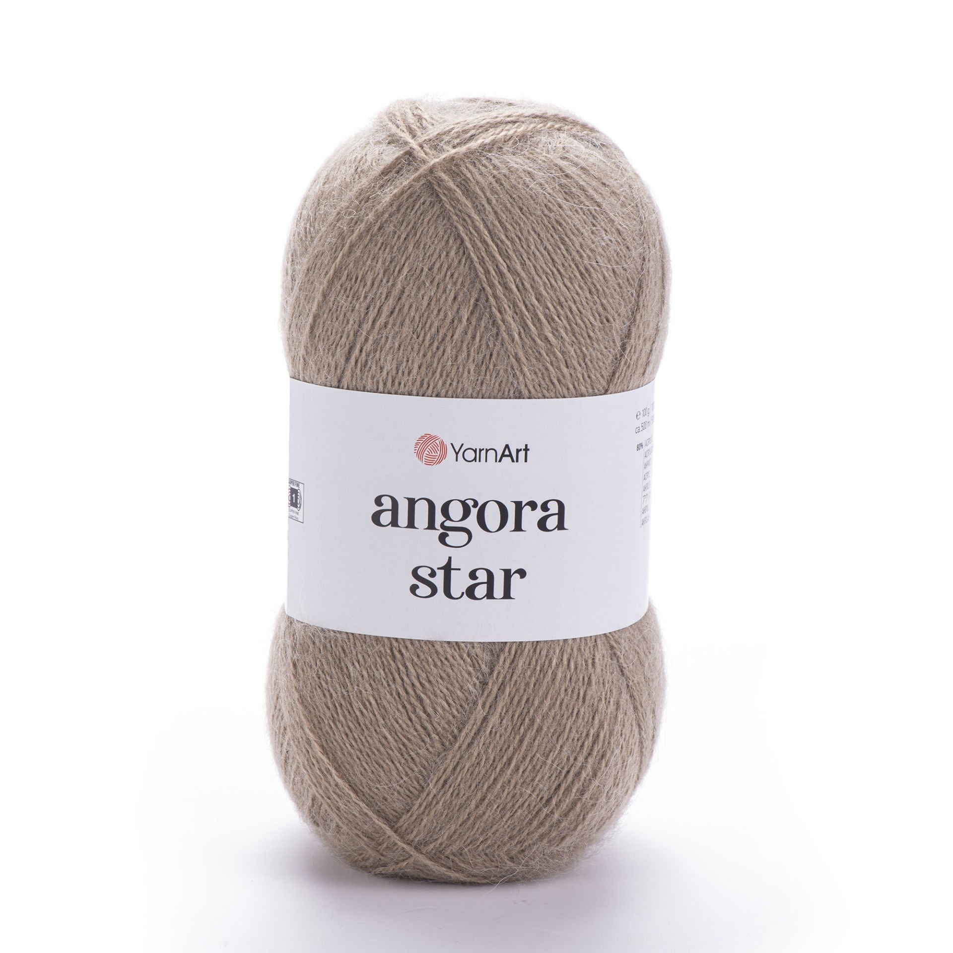 YARNART ANGORA STAR - KNITTING YARN BEIGE - 512