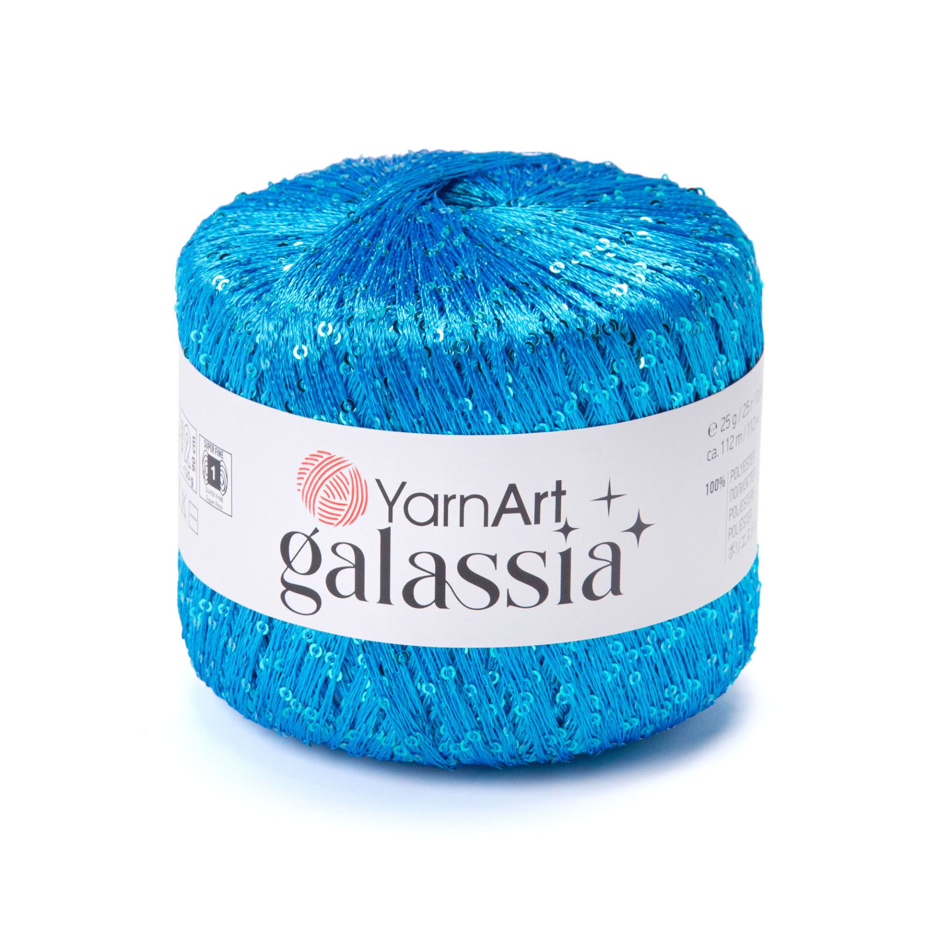 YARNART GALASSIA - KNITTING YARN BLUE - 5813