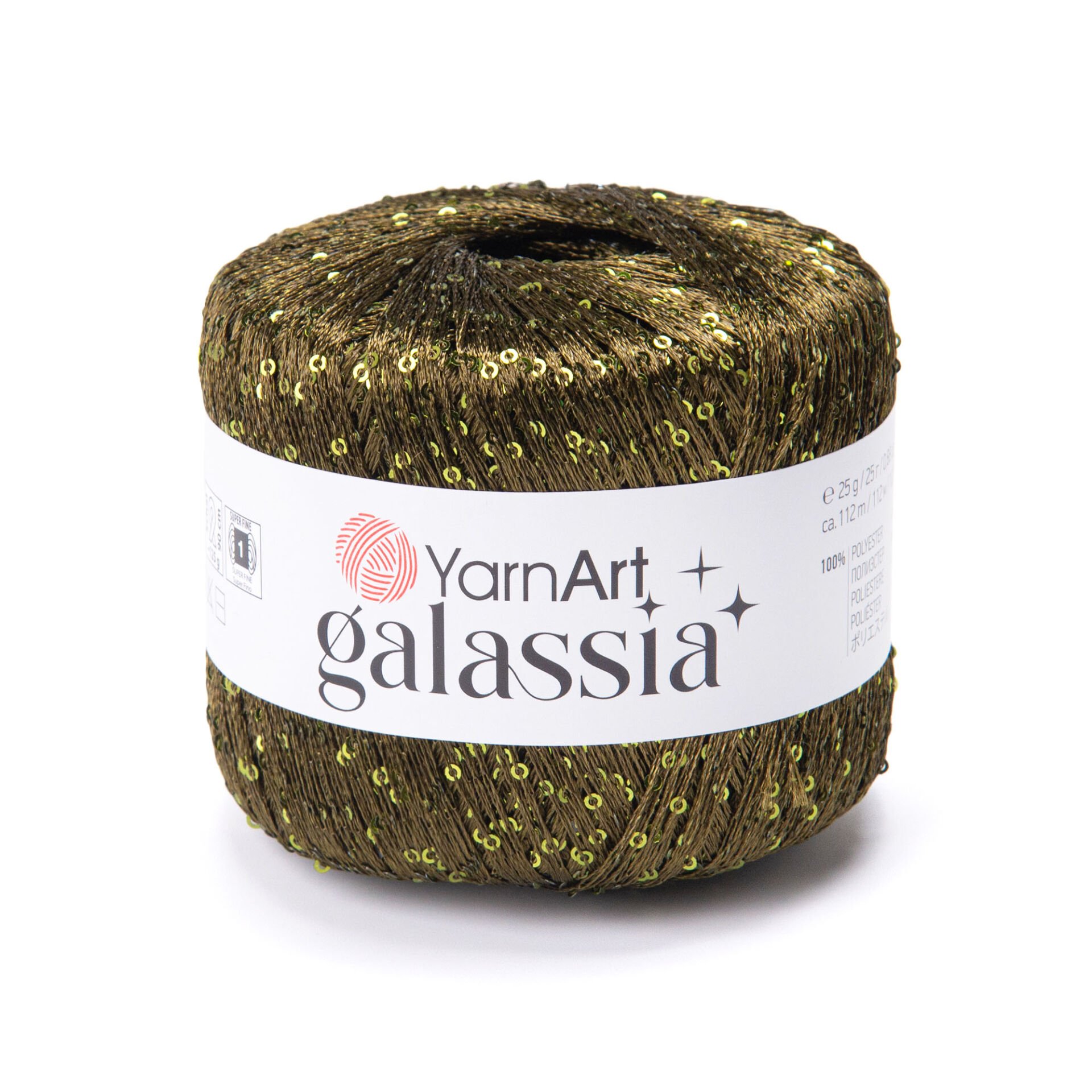 YARNART GALASSIA - KNITTING YARN GREEN - 5815