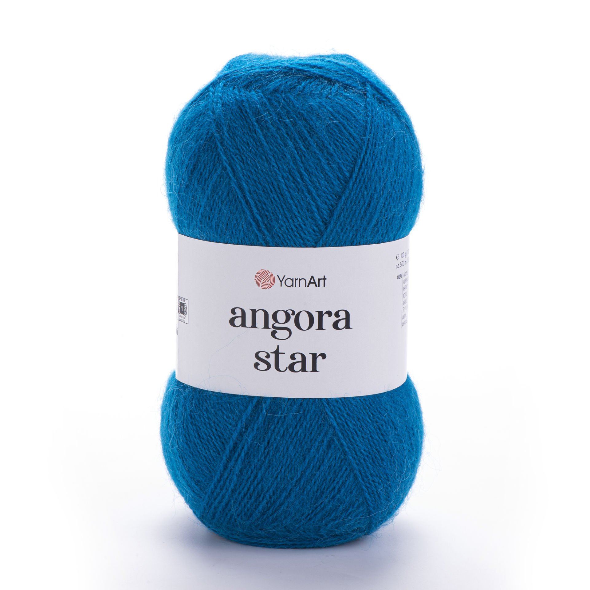 YARNART ANGORA STAR - KNITTING YARN PETROL BLUE - 545