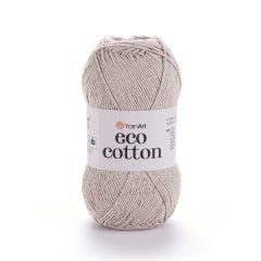 YARNART ECO COTTON - KNITTING YARN SAND BEIGE - 768