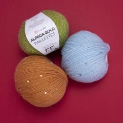 YARNART ALPACA GOLD PAILLETTES - KNITTING YARN