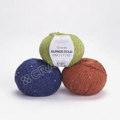 YARNART ALPACA GOLD PAILLETTES - KNITTING YARN