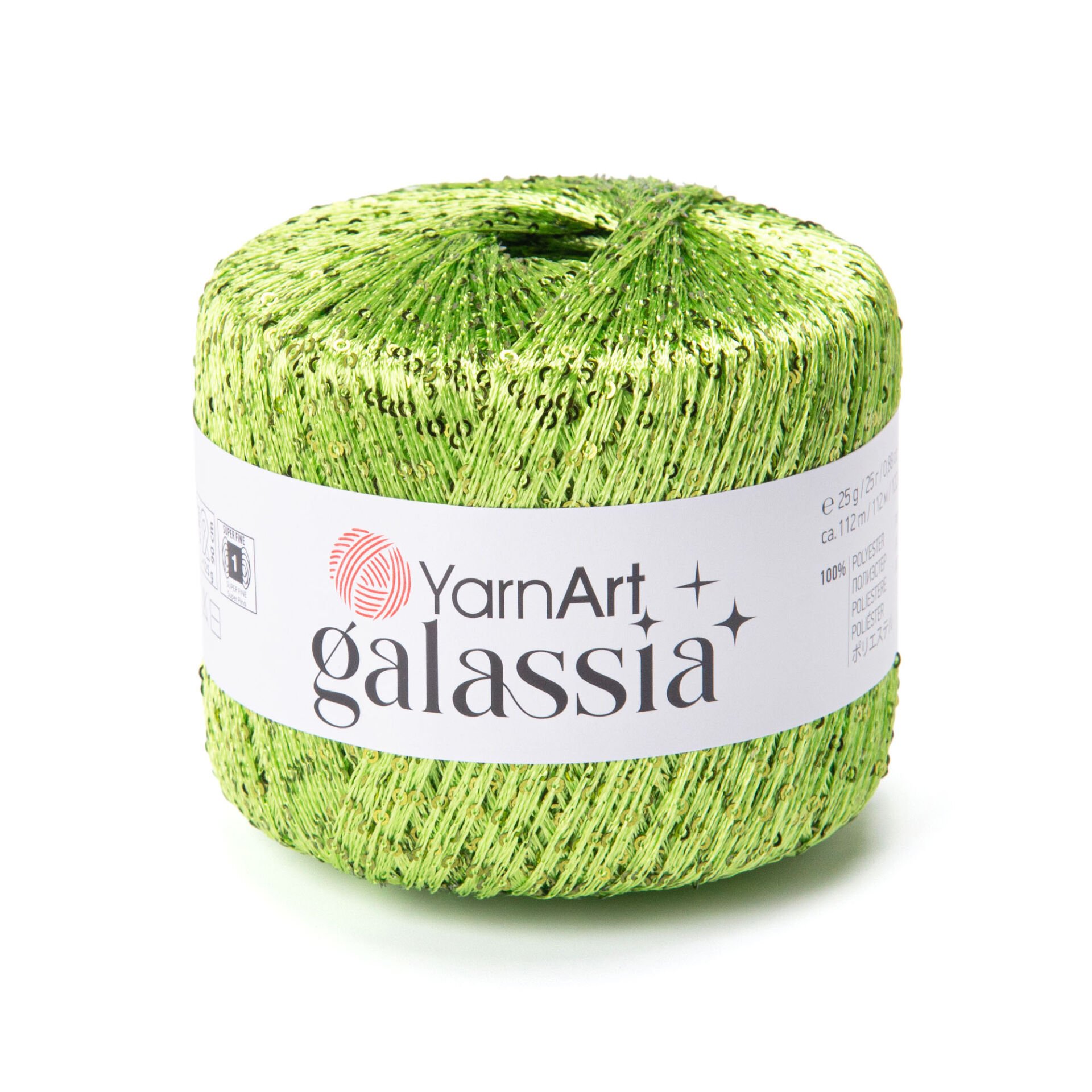 YARNART GALASSIA - KNITTING YARN GREEN - 5817