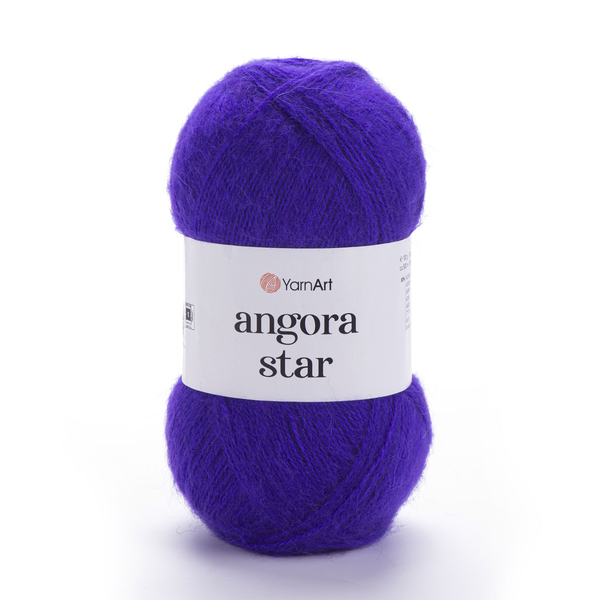 YARNART ANGORA STAR - KNITTING YARN EGGPLANT PURPLE - 556