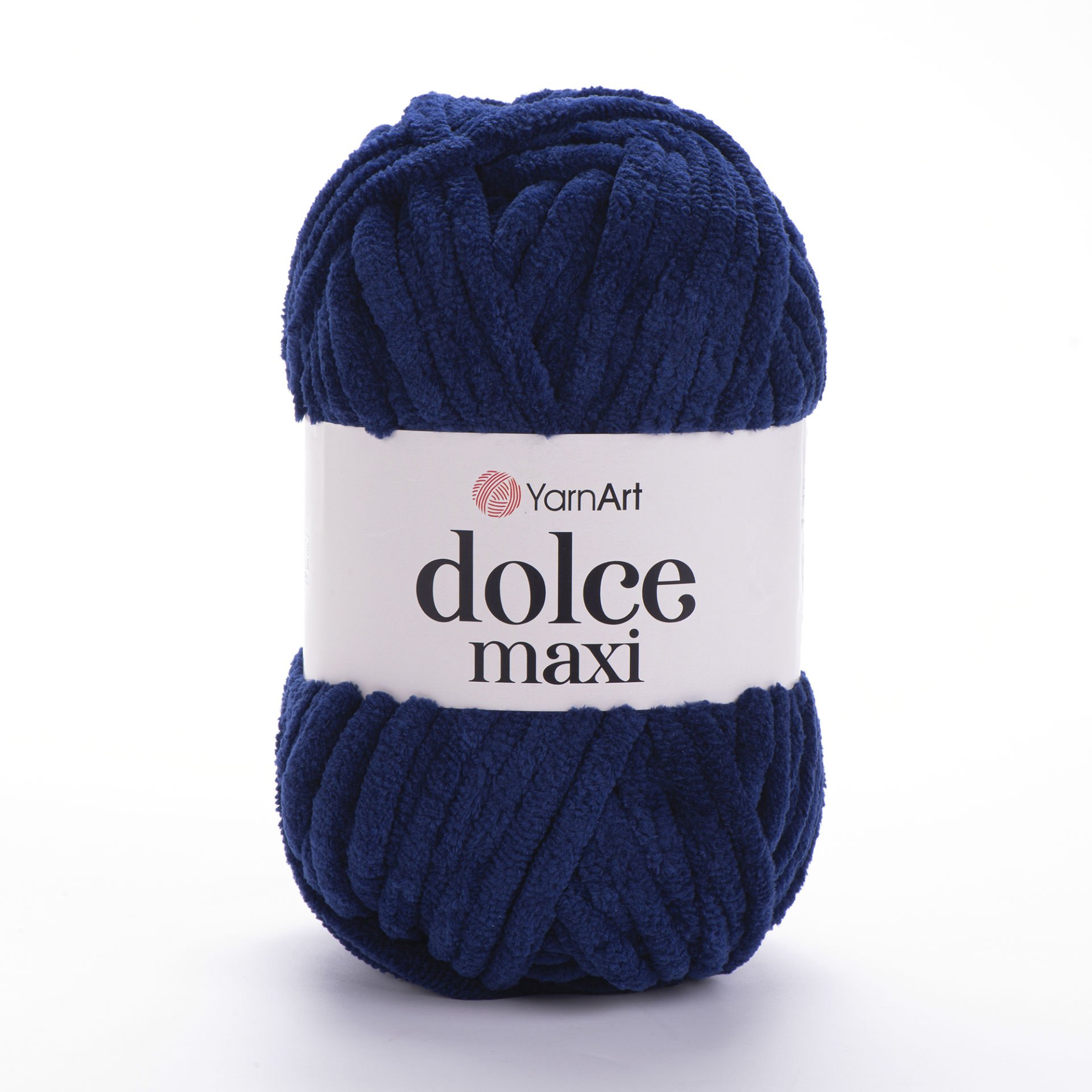 YARNART DOLCE MAXI - VELVET KNITTING YARN NAVY - 756