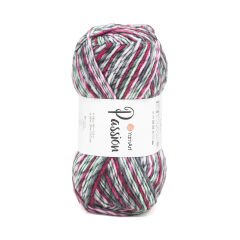 YARNART PASSION - MULTICOLOR KNITTING YARN VARIEGATED - 1252
