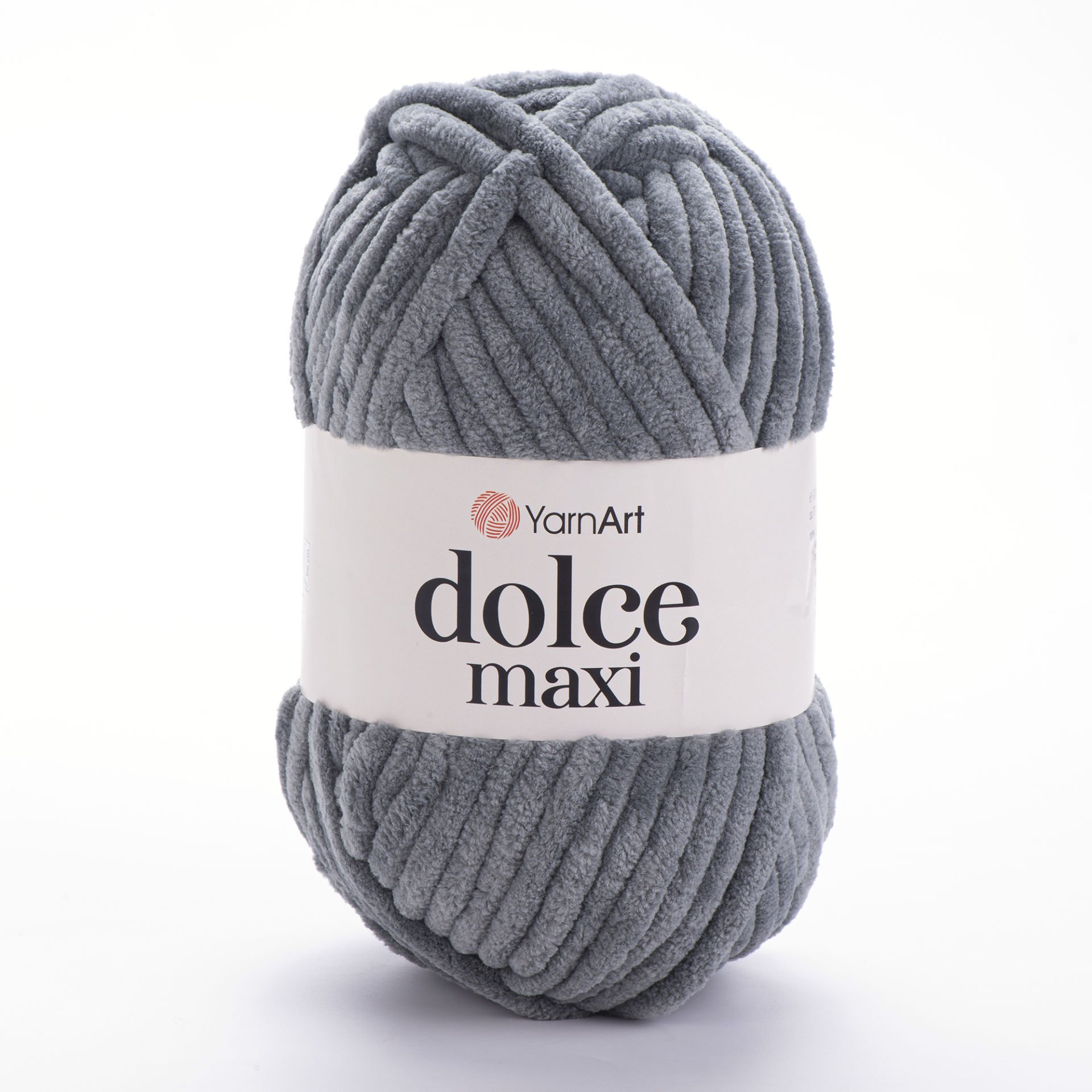 YARNART DOLCE MAXI - VELVET KNITTING YARN GREY - 760