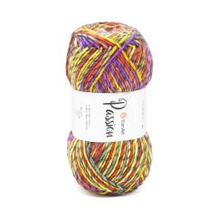 YARNART PASSION - MULTICOLOR KNITTING YARN VARIEGATED - 1253
