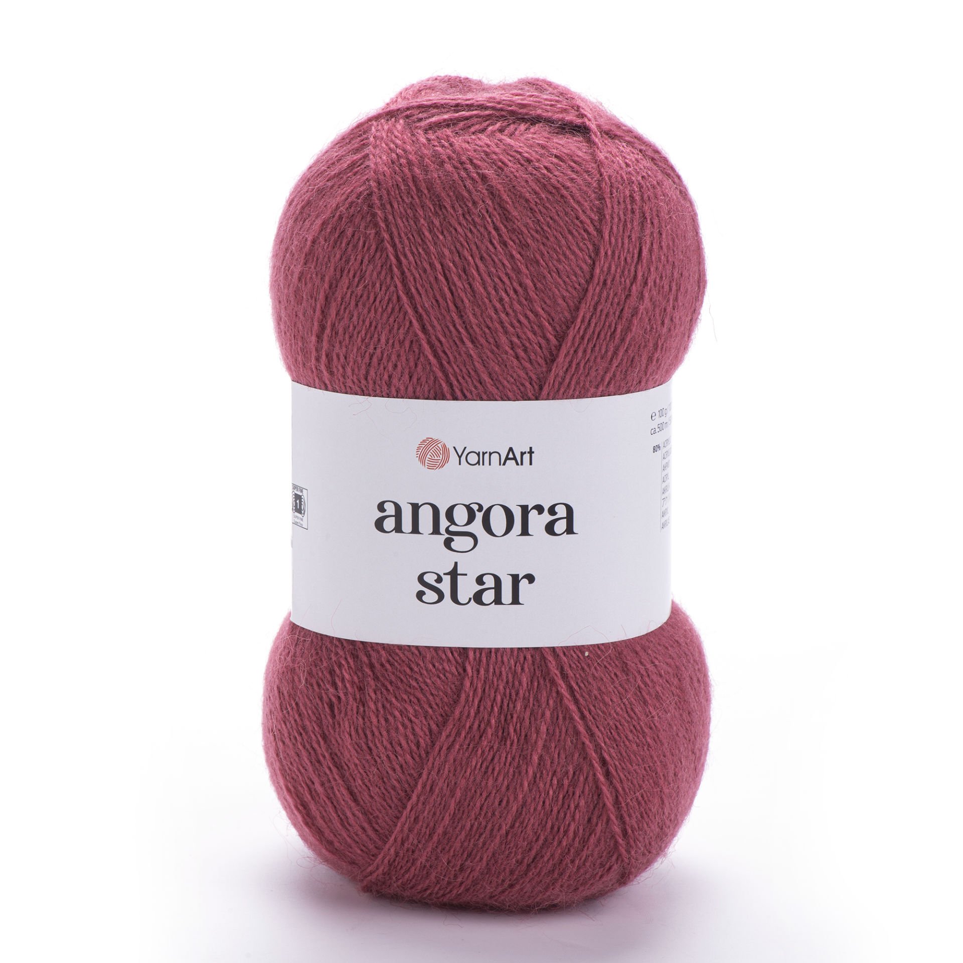 YARNART ANGORA STAR - KNITTING YARN SALMON - 570
