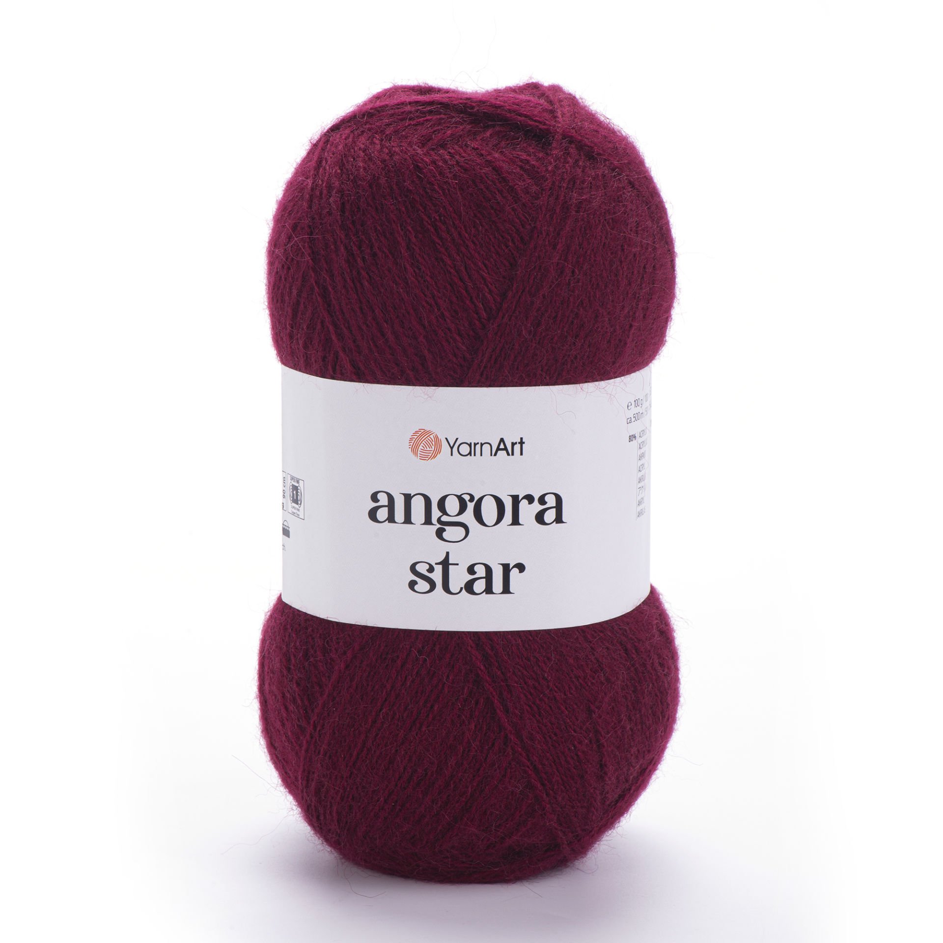 YARNART ANGORA STAR - KNITTING YARN CHERRY RED - 577