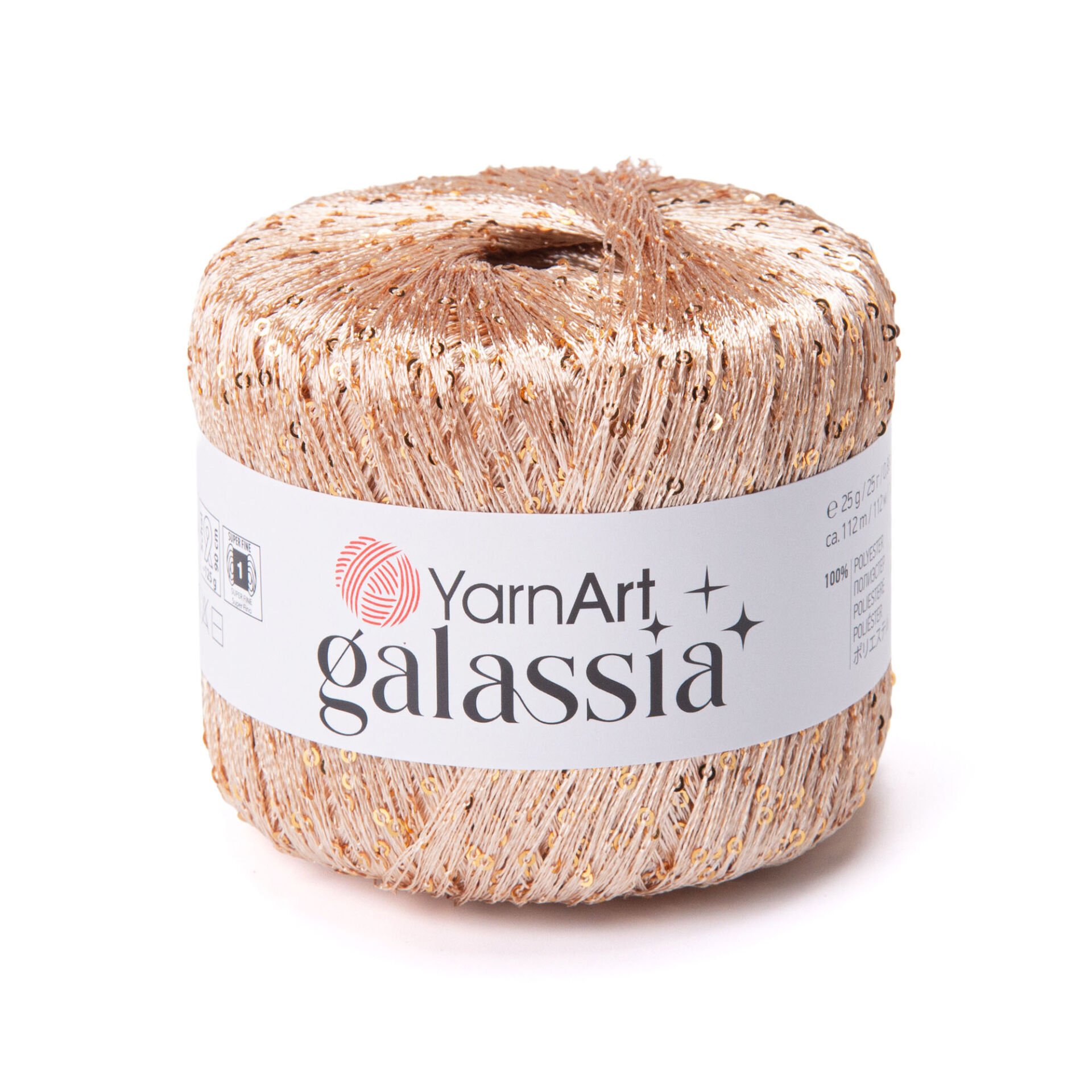 YARNART GALASSIA - KNITTING YARN BEIGE - 5822