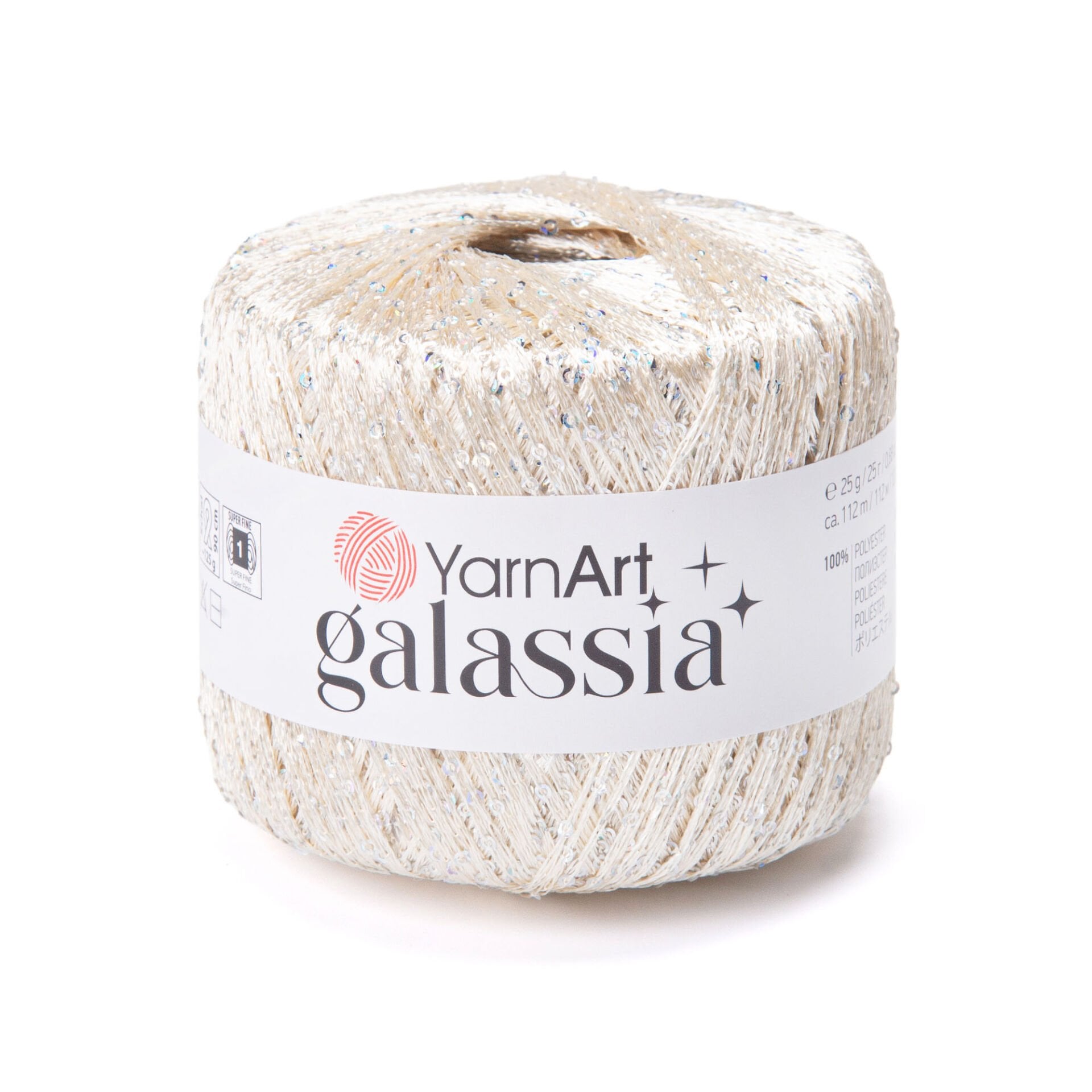 YARNART GALASSIA - KNITTING YARN CREAM - 5824