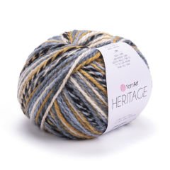 YARNART HERITAGE - MULTICOLOR KNITTING YARN VARIEGATED - 331