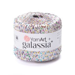 YARNART GALASSIA - KNITTING YARN WHITE - 5825
