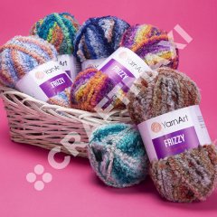 YARNART FRIZZY - MULTICOLOR KNITTING YARN