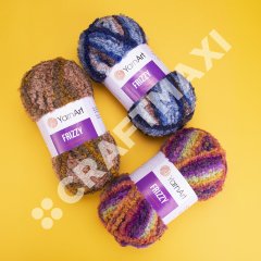 YARNART FRIZZY - MULTICOLOR KNITTING YARN