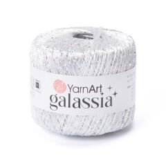 YARNART GALASSIA - KNITTING YARN WHITE - 5826