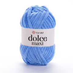 YARNART DOLCE MAXI - VELVET KNITTING YARN BLUE - 777