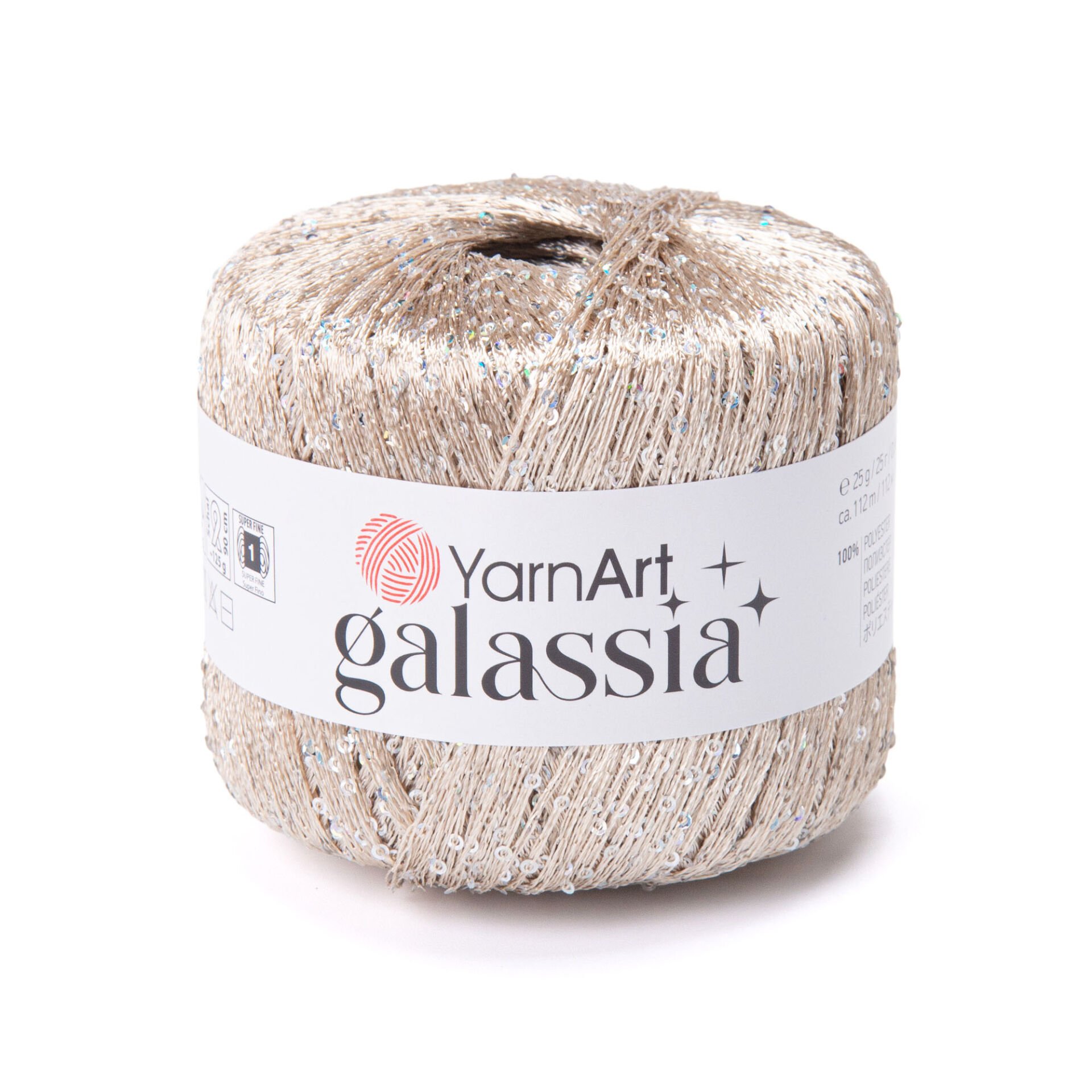 YARNART GALASSIA - KNITTING YARN CREAM - 5827