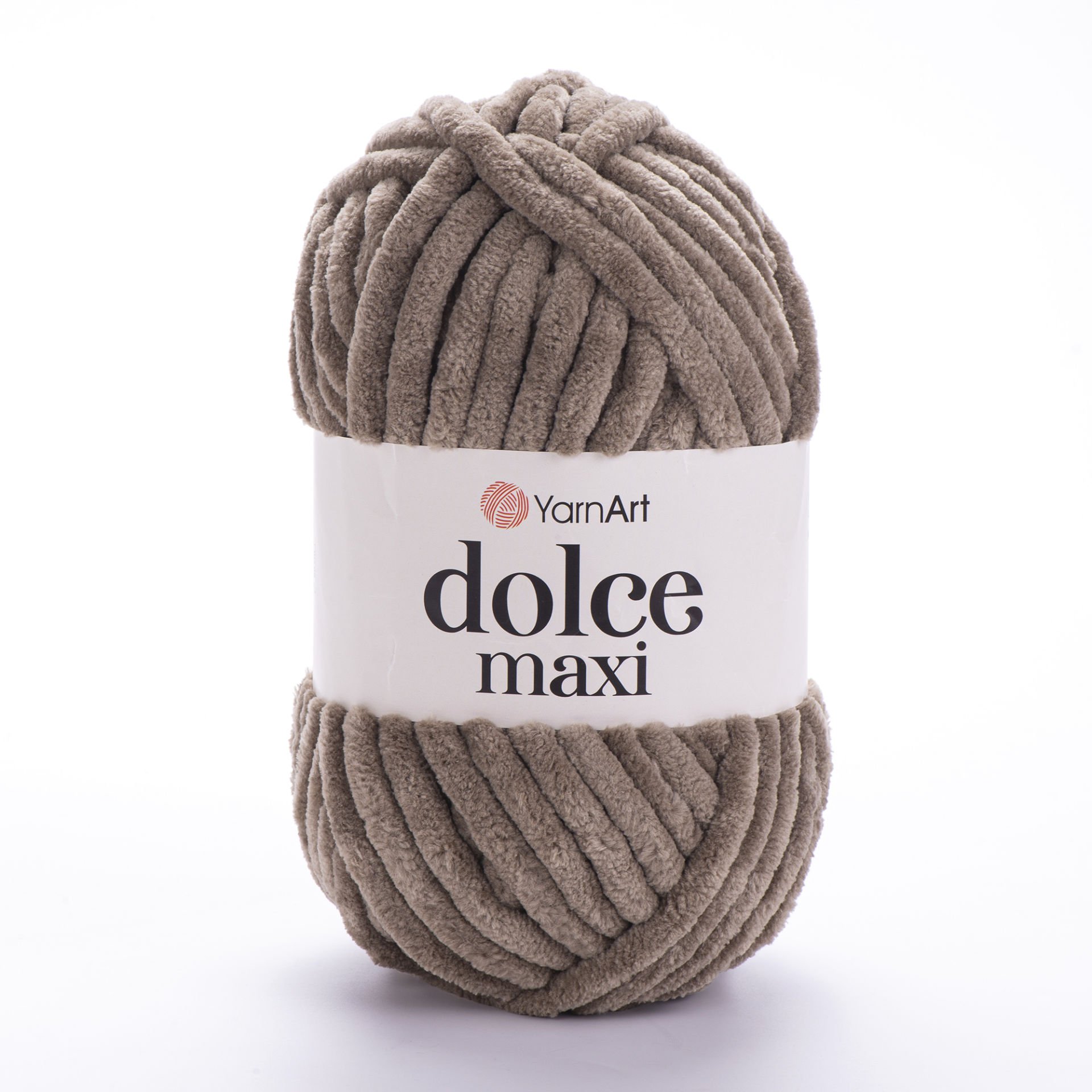 YARNART DOLCE MAXI - VELVET KNITTING YARN TAUPE - 754