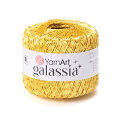 YARNART GALASSIA - KNITTING YARN YELLOW - 5828