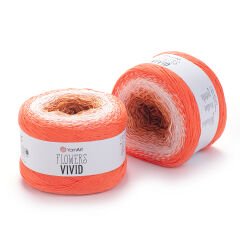 YARNART FLOWERS VIVID - MULTICOLOR KNITTING YARN VARIEGATED - 512