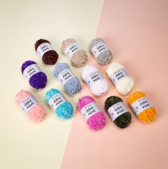 YARNART DOLCE MINI - 12 PCS KNITTING YARN