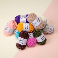YARNART DOLCE MINI - 12 PCS KNITTING YARN