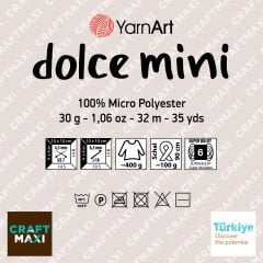 YARNART DOLCE MINI - 12 PCS KNITTING YARN