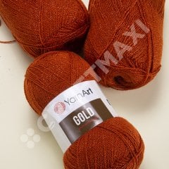 YARNART GOLD - GLITTERY KNITTING YARN SAXE BLUE - 9045