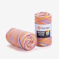YARNART MACRAME COTTON VR - MACRAME CORD VARIEGATED - 912