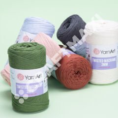 YARNART TWISTED MACRAME 3 MM - MACRAME CORD