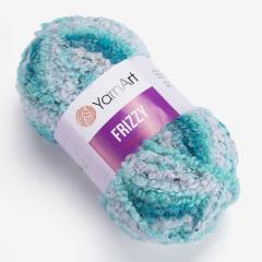 YARNART FRIZZY - MULTICOLOR KNITTING YARN VARIEGATED - 417