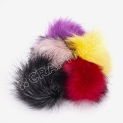 YARNART FURRY POMPONS - POM POM GREY - 53