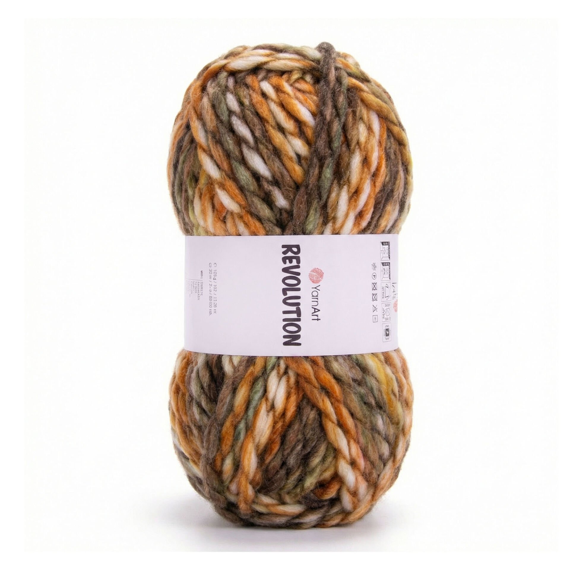 YARNART REVOLUTION - MULTICOLOR KNITTING YARN VARIEGATED - 1603