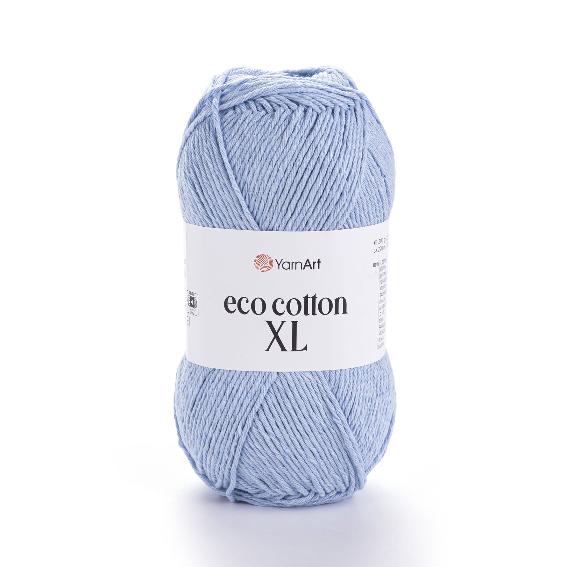 YARNART ECO COTTON XL - KNITTING YARN BABY BLUE - 770
