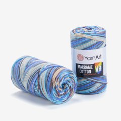 YARNART MACRAME COTTON VR - MACRAME CORD VARIEGATED - 921