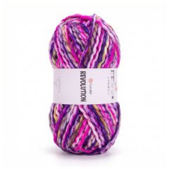 YARNART REVOLUTION - MULTICOLOR KNITTING YARN VARIEGATED - 1605