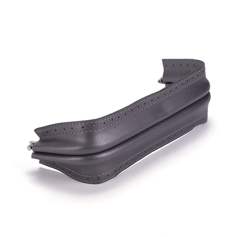 HIDDEN BAG FRAME IN LEATHER 25 CM GREY