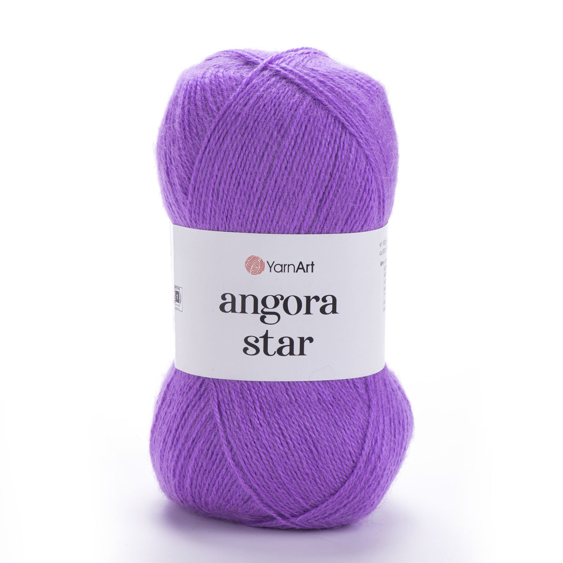 YARNART ANGORA STAR - KNITTING YARN PURPLE - 9561