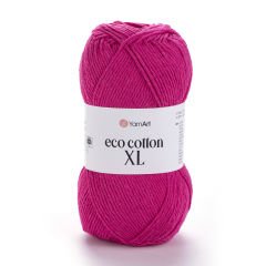 YARNART ECO COTTON XL - KNITTING YARN FUCHSIA - 775