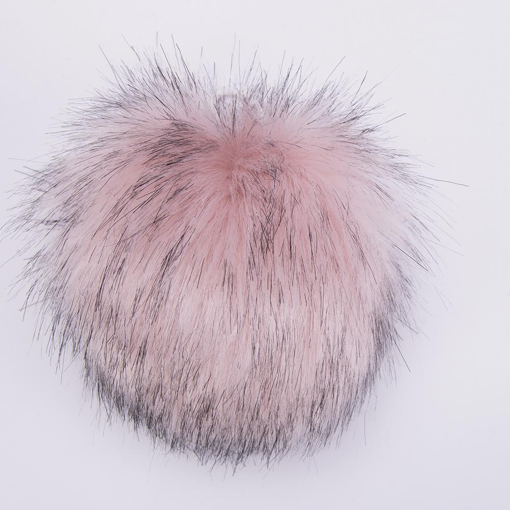YARNART FURRY POMPONS - POM POM POWDER PINK - 56